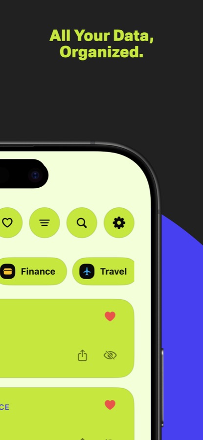 iKeep App Store screenshot showing categories on iPhone